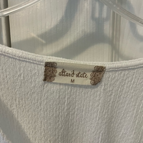 Altard State White Crop Top - Picture 2 of 3